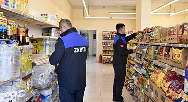 Araban'da marketlerde denetim yapıldı