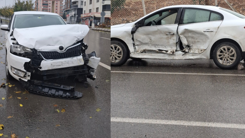 Karaköprü’de Maddi Hasarlı Trafik Kazası: İki Araçta Büyük Hasar