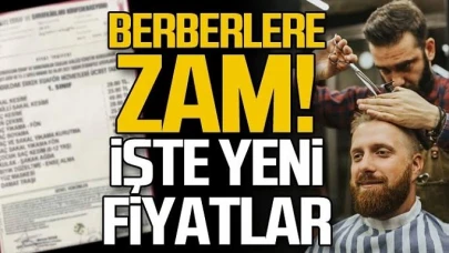 Şanlıurfa'da Berber Tarifelerine Şok Zam: Tıraş 750 TL Oldu!