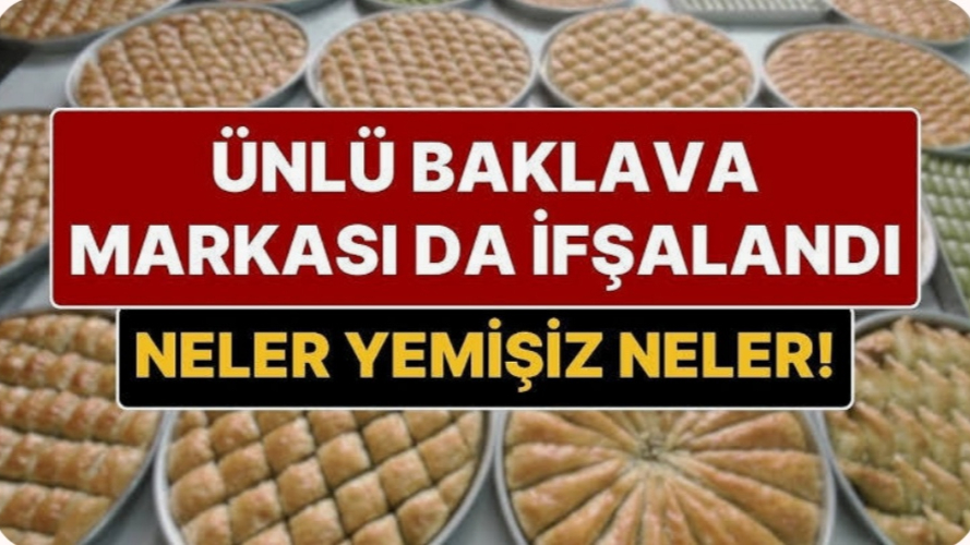 Tarım Bakanlığı Yeni Markaları İfşa Etti: Ünlü Baklava Markası da İfşalandı!