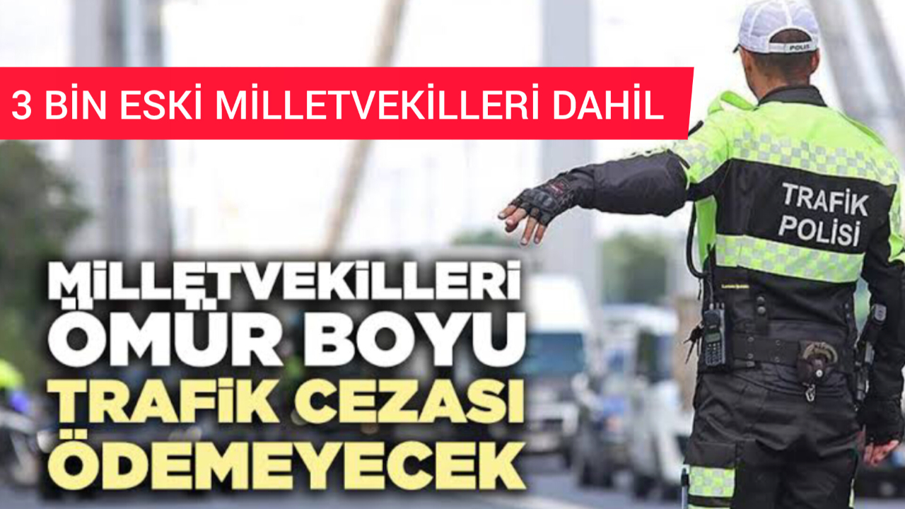 Şanlıurfa ve Diğer İllerdeki Milletvekilleri, Trafik Cezalarından Ömür Boyu Muaf Olacak!