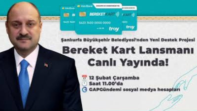 Şanlıurfa’da İhtiyaç Sahiplerine Yeni Umut: Bereket Kart Projesi Başlatıldı