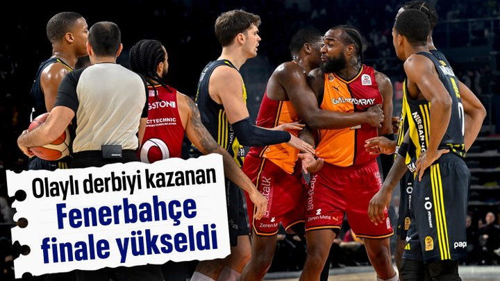 Galatasaray'ı yenen Fenerbahçe finalde Beşiktaş'ın rakibi oldu