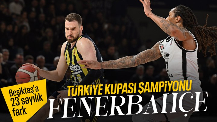 Şanlıurfa'da Oynanan ve Beşiktaş'ı yenen Fenerbahçe, Türkiye Kupası şampiyonu oldu