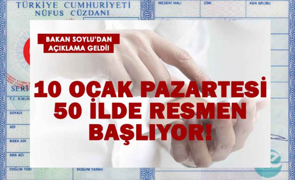 Eski tip kimlik kullanmaya devam edenler dikkat! 10 Ocak’ta resmen başlayacak!