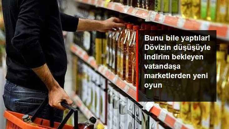 Marketlerden yeni oyun! Dövizin düşüşüyle fiyatları değil paketleri küçülttüler