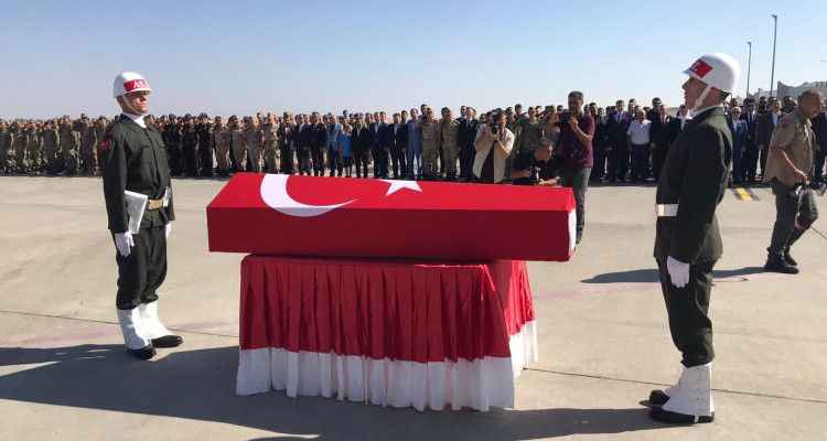 Şehit asker için Şanlıurfa’da tören düzenlendi