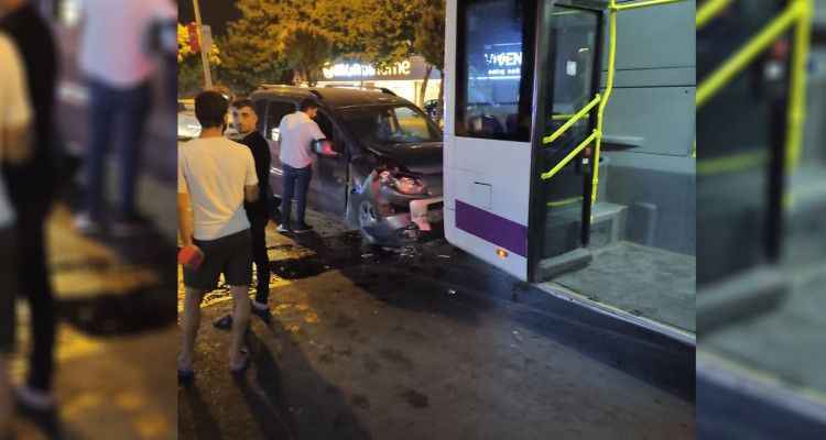 Şanlıurfa'da Kaza! Otobüse Çarptı