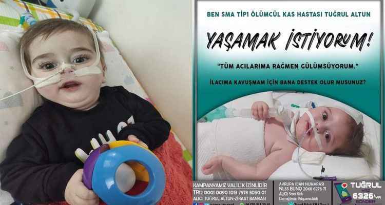 Tuğrul bebek ‘yaşamak için’ yardım bekliyor