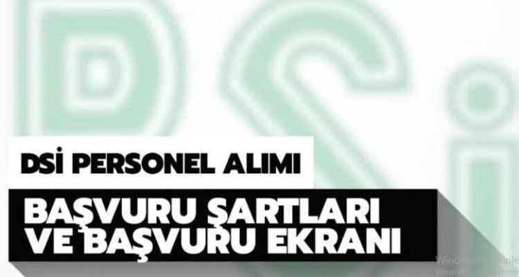 DSİ (Devlet Su İşleri) acil olarak duyurdu: Kamu personel alımına başladı! En az lise mezunları işe alınacak