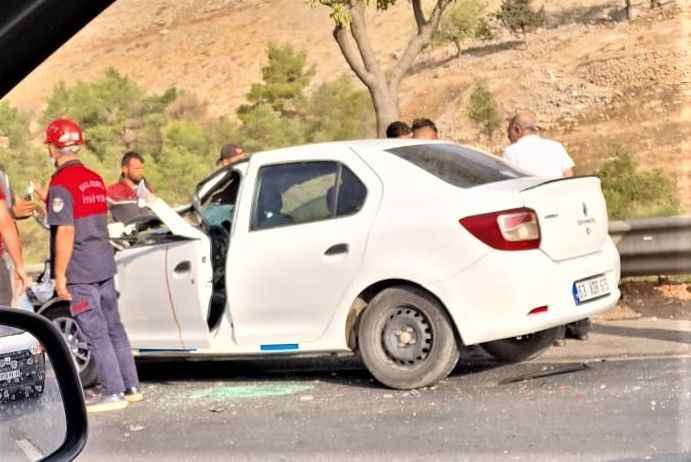 Şanlıurfa Akabe yokuşunda kaza! 2 yaralı