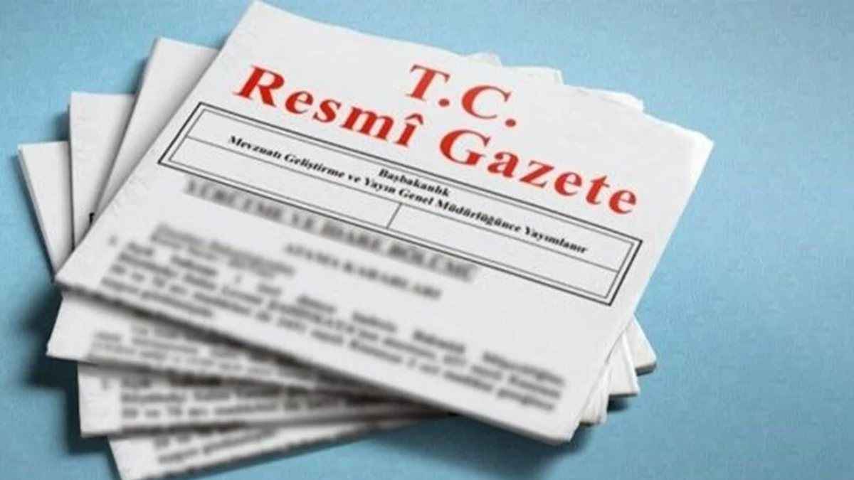 Resmi Gazete 22 Ekim Cumartesi 2022 Resmi Gazete bugünün kararları