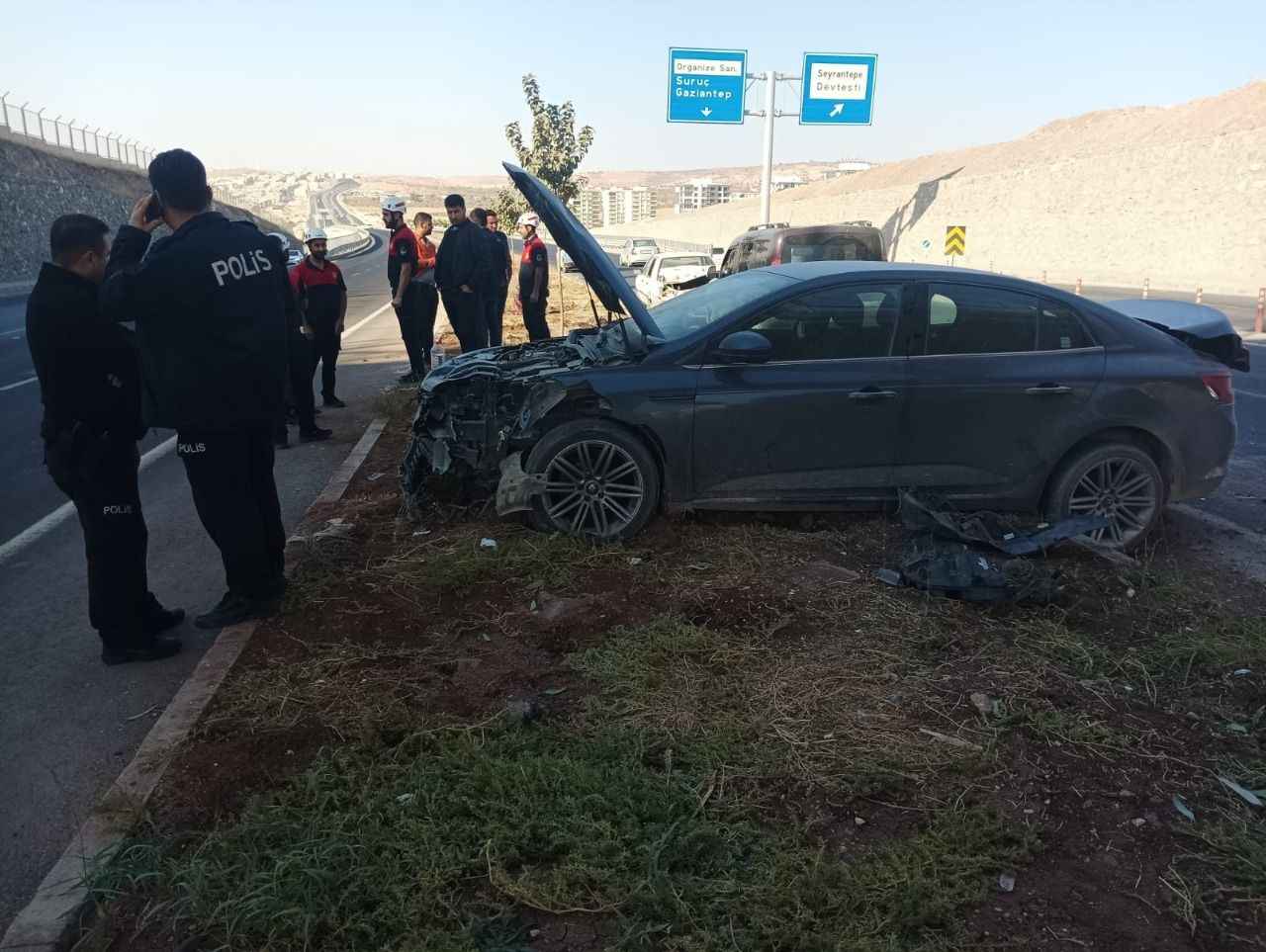 Urfa’da sabah saatlerinde korkutan kaza!