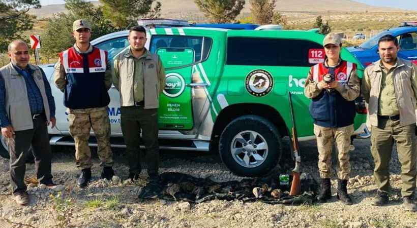 Şanlıurfa'da Ava giderken avlandı