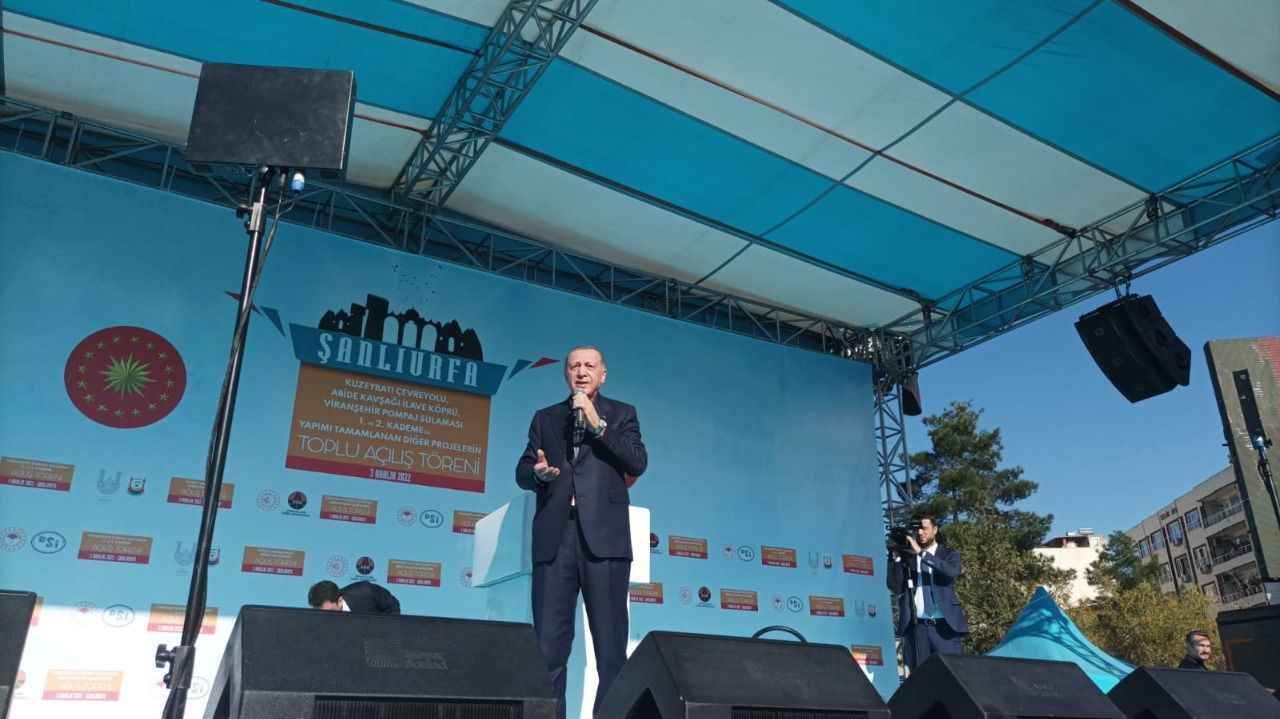 Cumhurbaşkanı Erdoğan: Şanlıurfa’ya yenilenebilir enerji endüstrisi bölgesi kuruyoruz