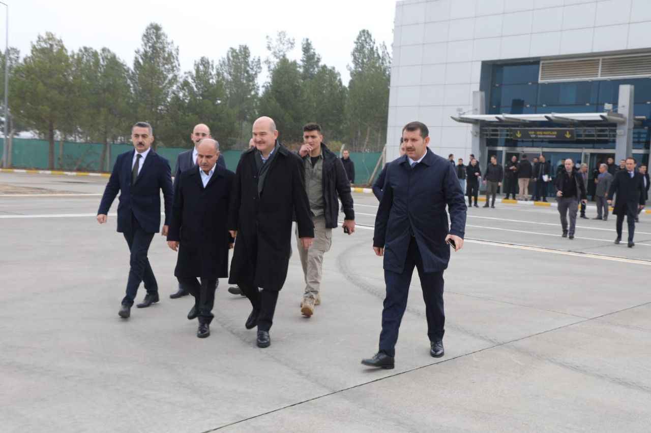 Bakan Soylu Şanlıurfa'dan ayrıldı