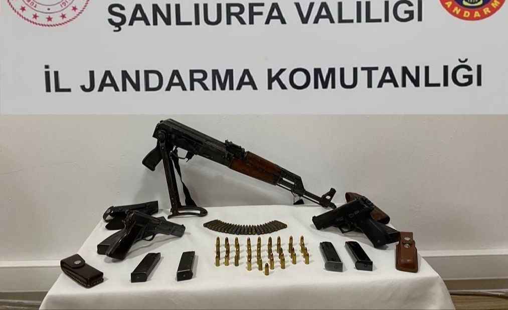 Şanlıurfa'da cinayette kullanılan silahlar bulundu