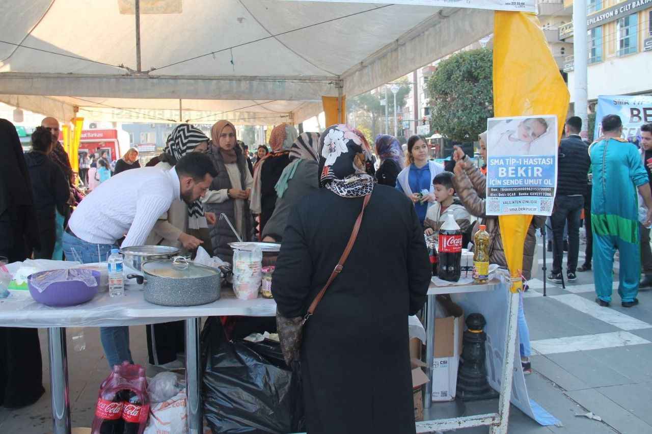 Şimdi destek zamanı! Urfa'da Bekir bebek için kermes...