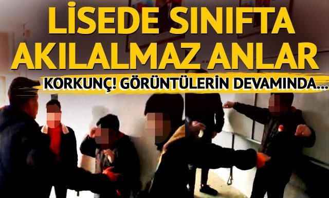 Sınıf arkadaşlarını tekme tokat dövüp zorla oynattılar! Yetmedi bir de kameraya aldılar