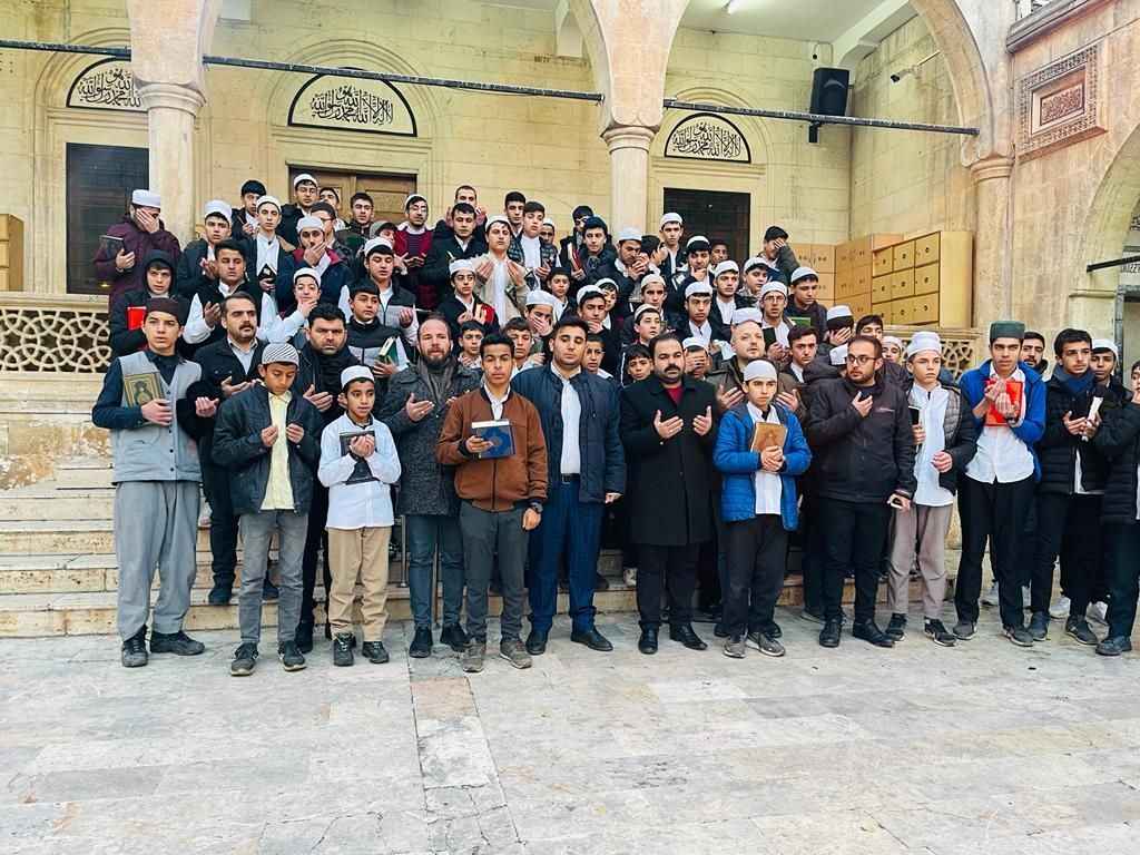 Urfa’da hafızlar Kur'an-ı Kerim'e yapılan çirkin saldırıyı kınadı