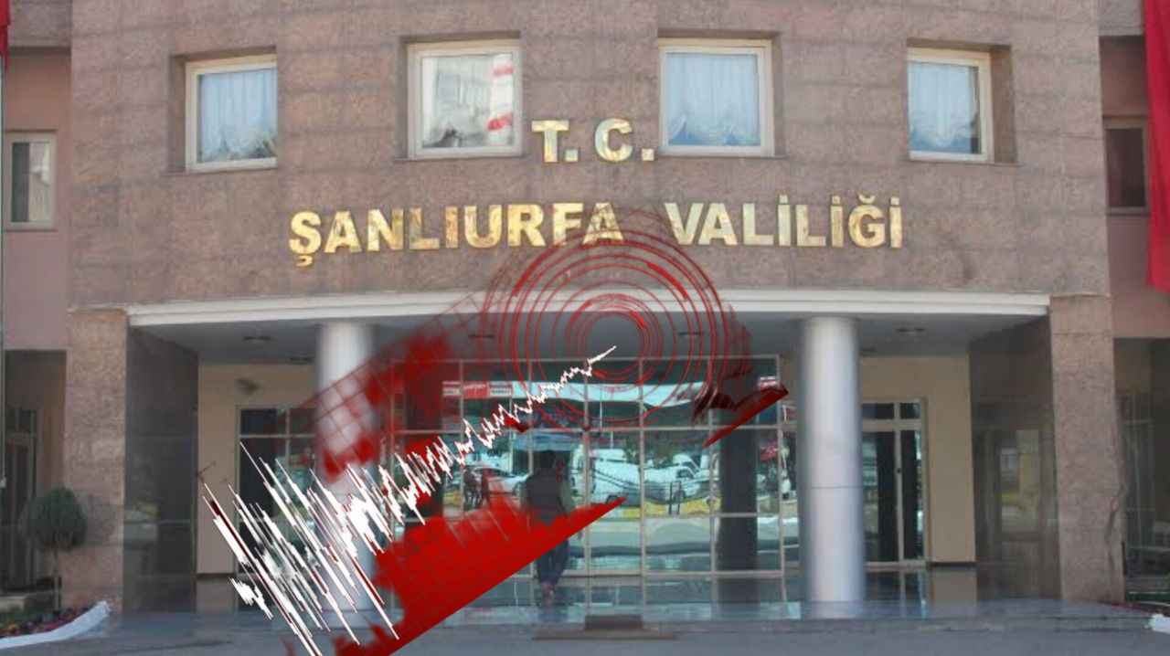 Urfa Valiliğinden Hatay merkezli depremlerle ilgili flaş açıklama