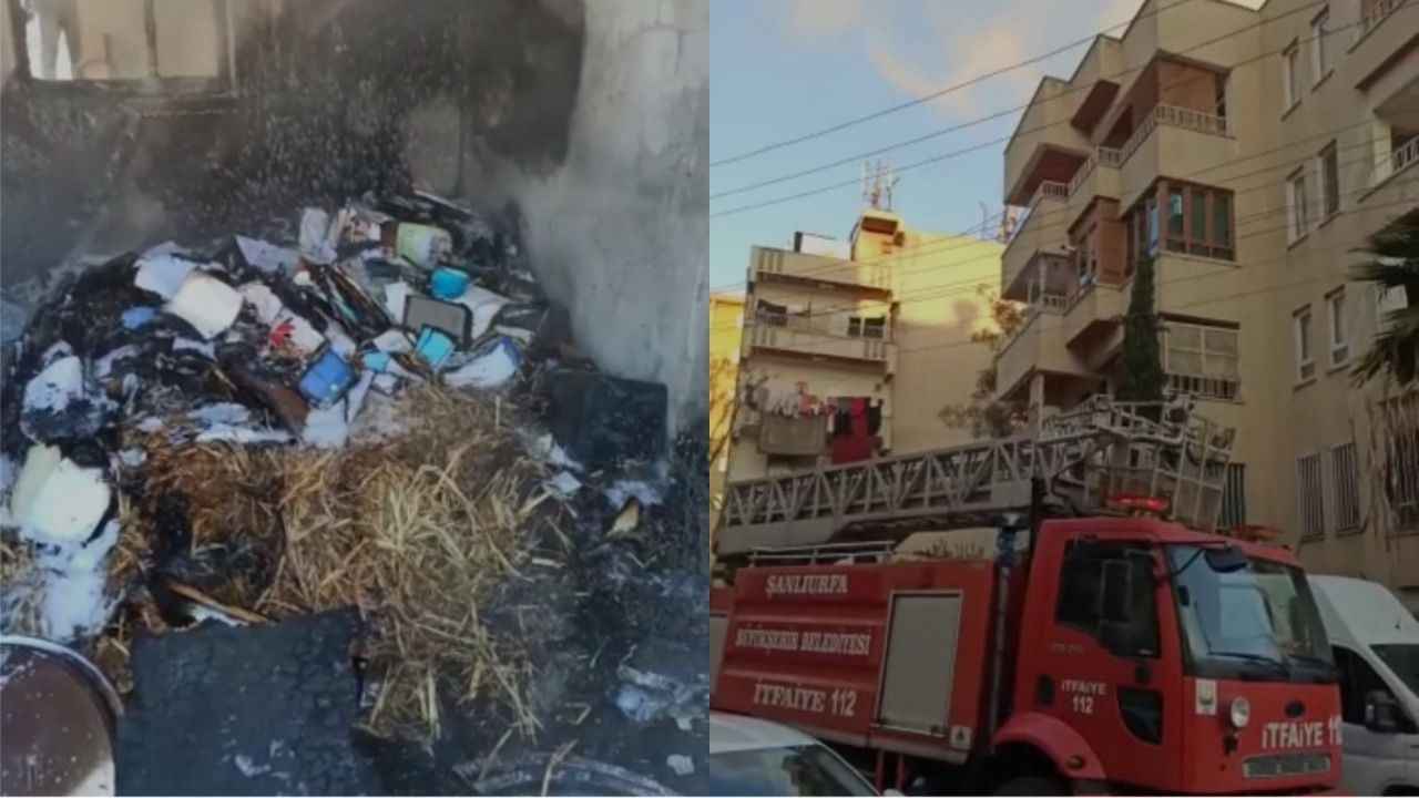 Haliliye’deki yangın korkuttu