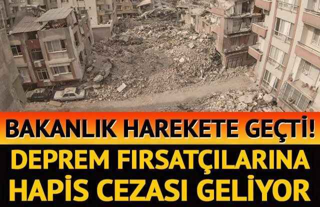 Bakanlık harekete geçti! Deprem ve salgın dönemlerinde fahiş fiyat artışlarına hapis cezası geliyor