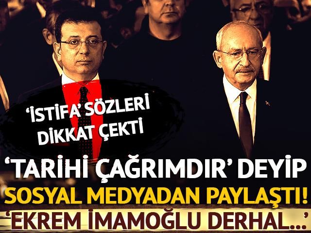 Tanju Özcan'dan seçimin ardından çok konuşulacak çağrı! 'İmamoğlu derhal CHP'nin başına geçmelidir'