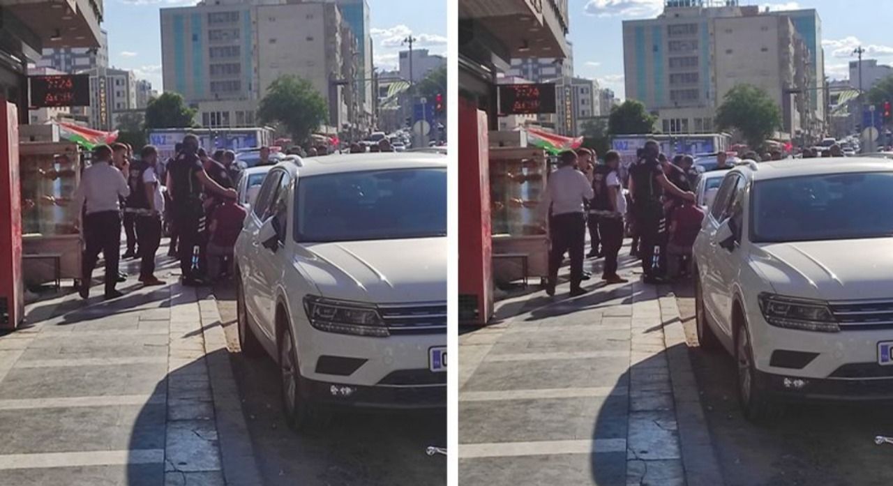 Urfa’da akli dengesi yerinde olmayan şahıs bıçakla etrafa saldırdı!