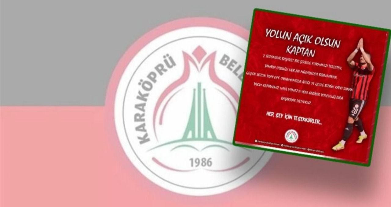 Karaköprüspor’da kaptan Halil Yılmaz ile yollar ayrıldı