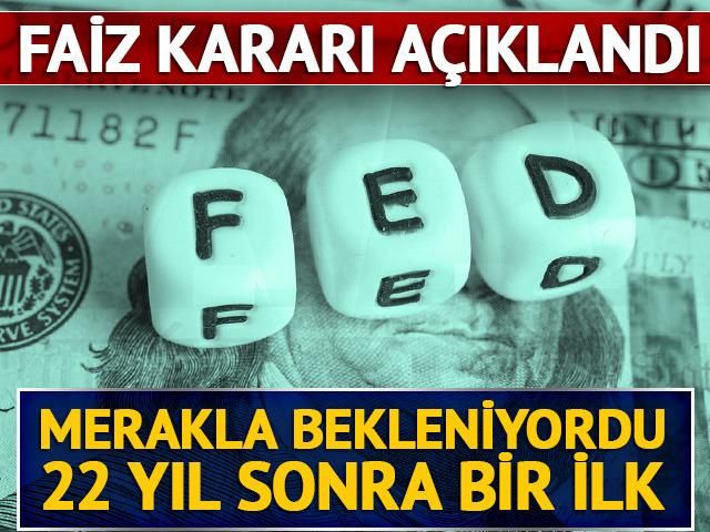 Piyasalar merakla bekliyordu! Fed, faiz kararını açıkladı