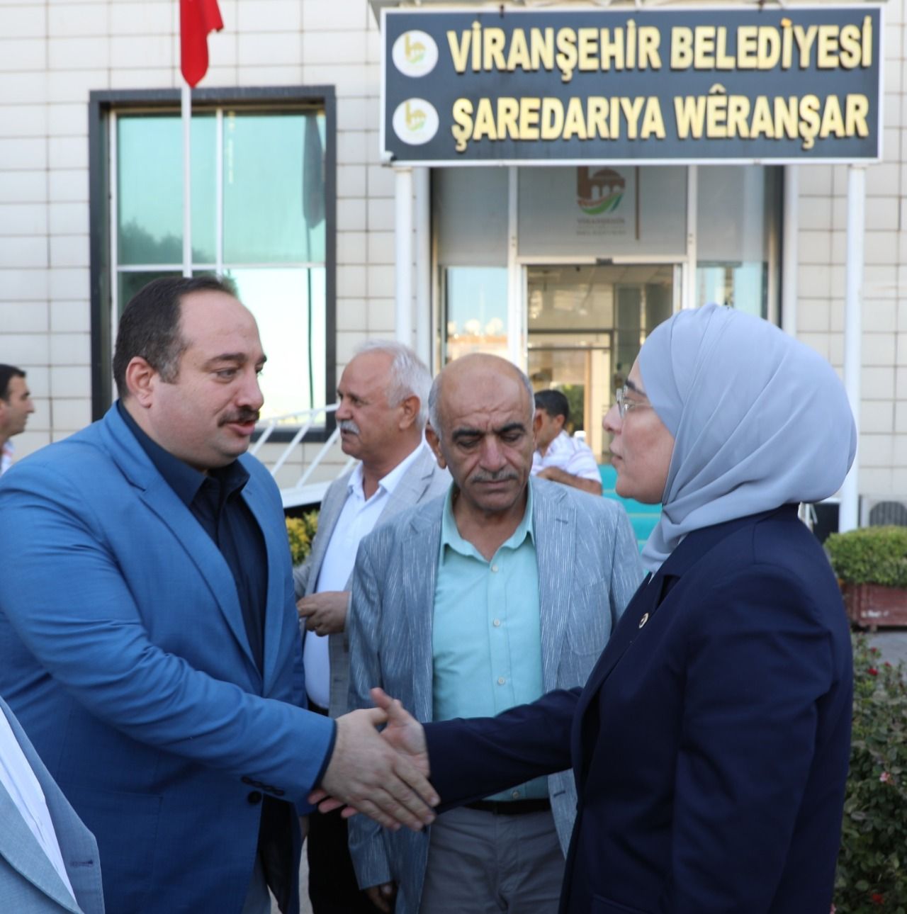 Milletvekili yazmacı’dan viranşehir belediyesine ziyaret