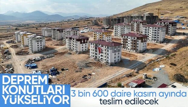 3 bin 600 konut yükseliyor: Afetzedelere kasımda teslim edilecek