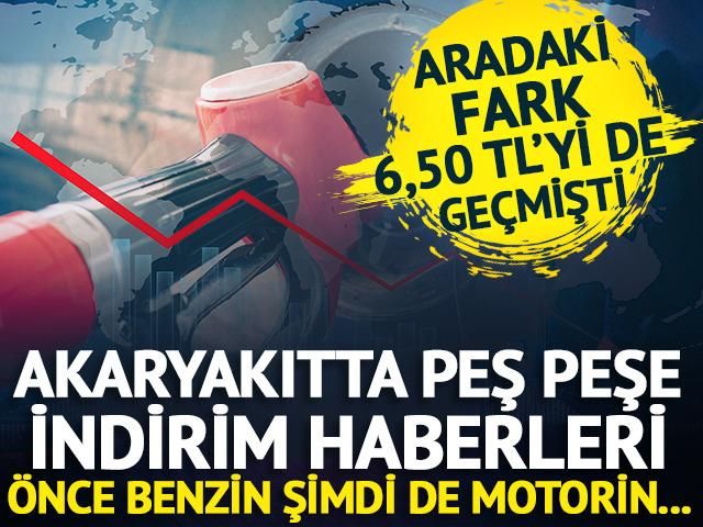 Akaryakıta ikinci indirim! Aradaki fark 6,50 TL’yi de geçmişti, beklenen haber geldi! İşte güncel motorin, benzin ve LPG fiyatları