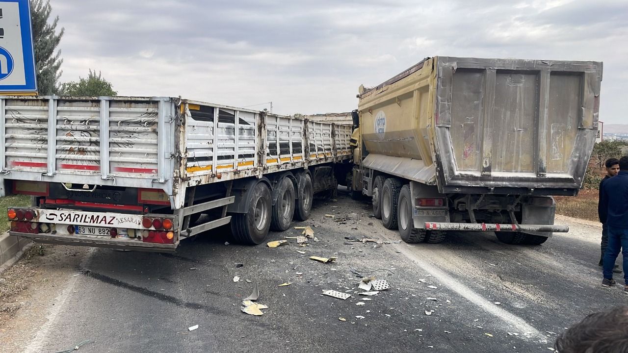 Urfa’da trafiği felç eden kaza