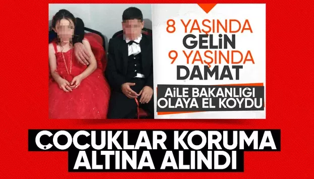 Skandal Olay! Beşik kertmesi yapılan çocuklara nişan töreni düzenlendi