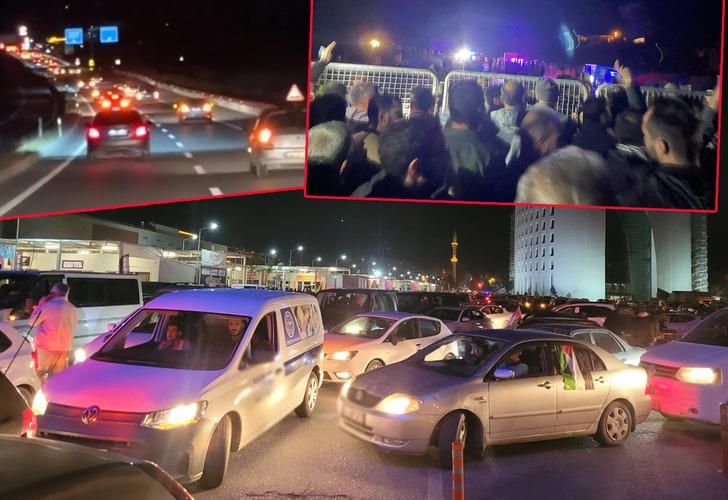 Malatya'da İsrail protestosu! Konvoy yapıp yola çıktılar, Kürecik Radar Üssü'ne gitmek istediler: Gerginlik yaşandı