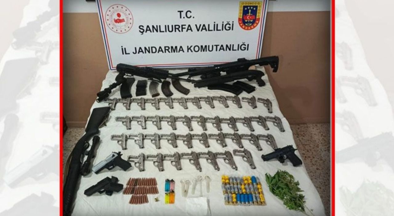 Şanlıurfa’da şüphelinin evinden çıkanlar şaşırttı