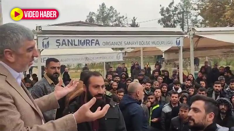 Urfa’da işçilere eylem yapacak yer kalmadı! Camiden de atıldılar