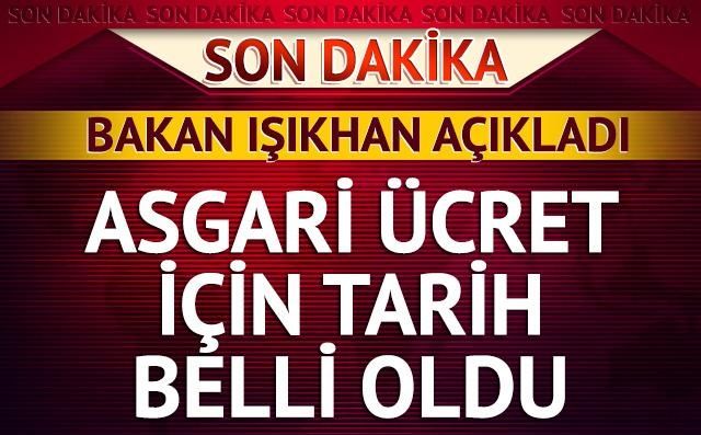 Bakan Işıkhan asgari ücretle ilgili tarihi ilk kez verdi! Resmi Gazete'yi işaret etti, asgari ücret ne kadar olacak?