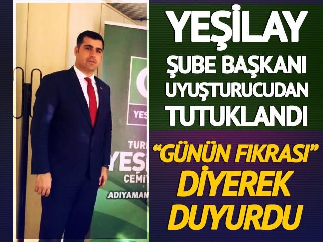 Yeşilay'da uyuşturucu şoku: Aracında bulunanlardan sonra Şube Başkanı Ahmet Zorlu tutuklandı