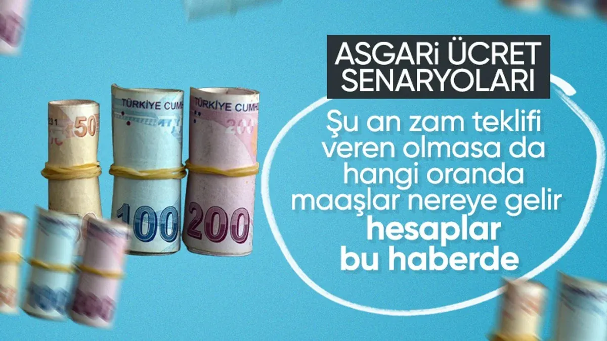 Asgari ücrette sona doğru! İşte zam senaryolarına göre ücretler...