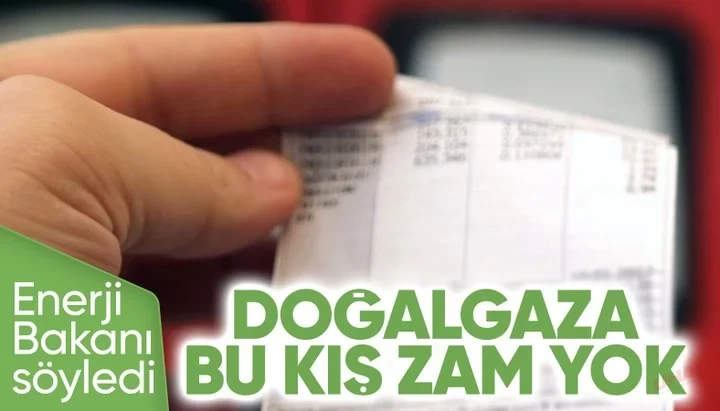 Enerji Bakanı müjdeyi verdi! Doğalgaza bu kış zam yapılmayacak