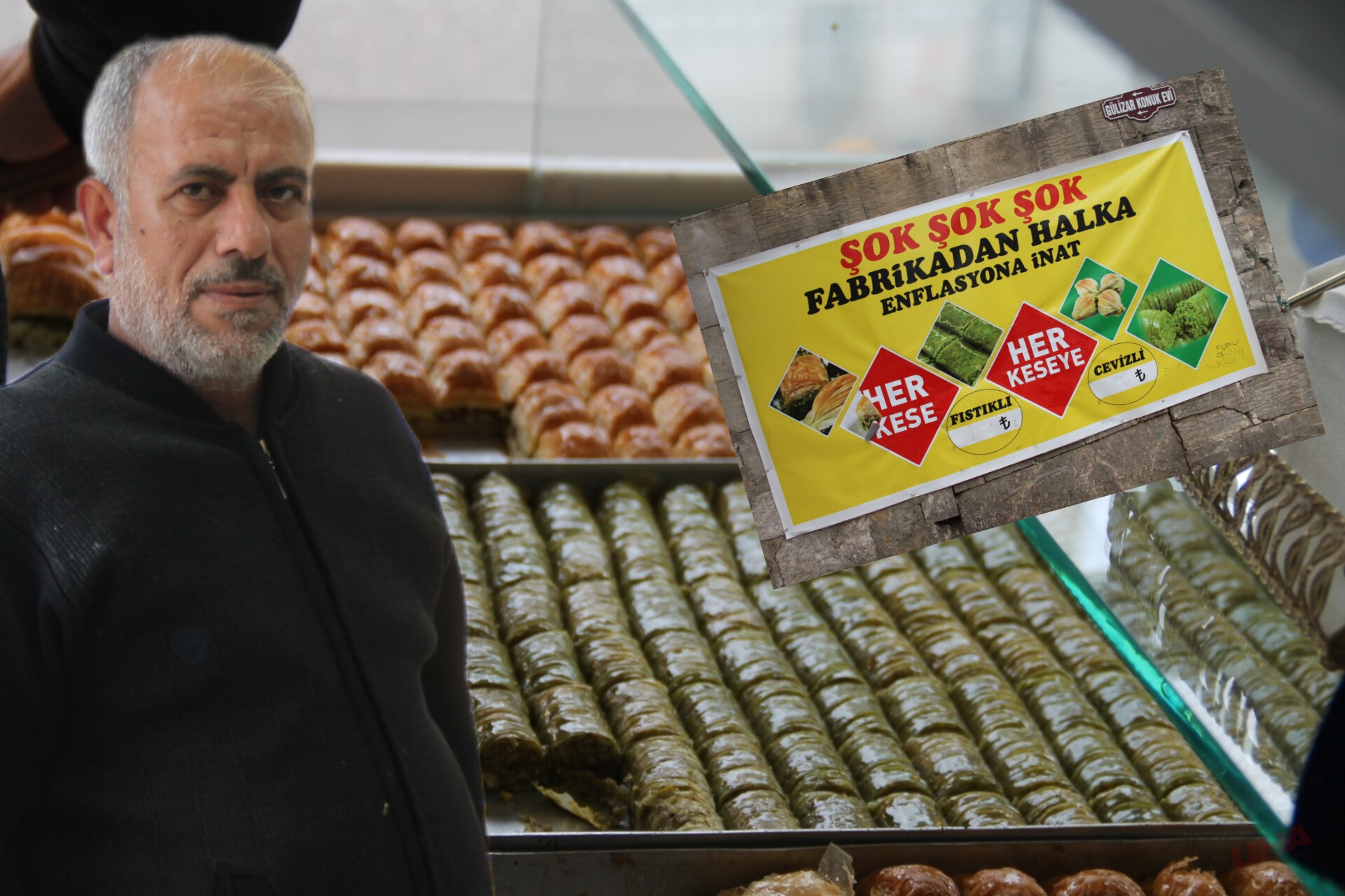 Şanlıurfa’da baklavacı enflasyona savaş açtı! 180 liraya satıyor