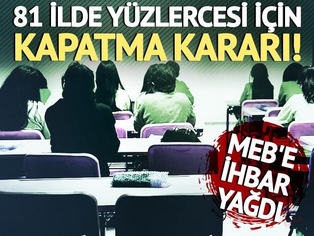 MEB 81 ilde yüzlercesini kapattı! Öğrenciler farkında bile değil ama... İhbarlar sonrası harekete geçildi, 80 milyon TL ceza kesildi