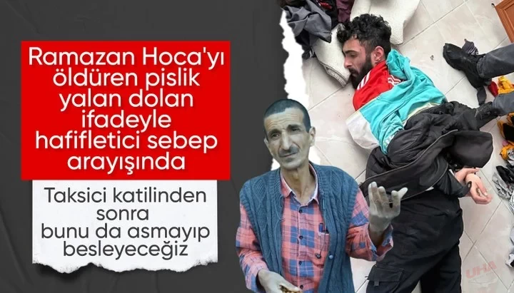 Ramazan Hoca'nın katilinin savcılık ifadesi ortaya çıktı