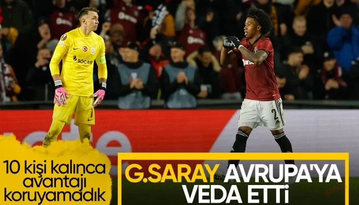 Sparta Prag'a yenilen temsilcimiz Galatasaray, Avrupa'ya veda etti