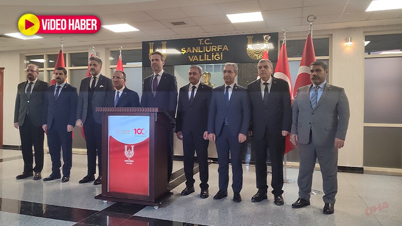 Bakan Bayraktar Şanlıurfa'da