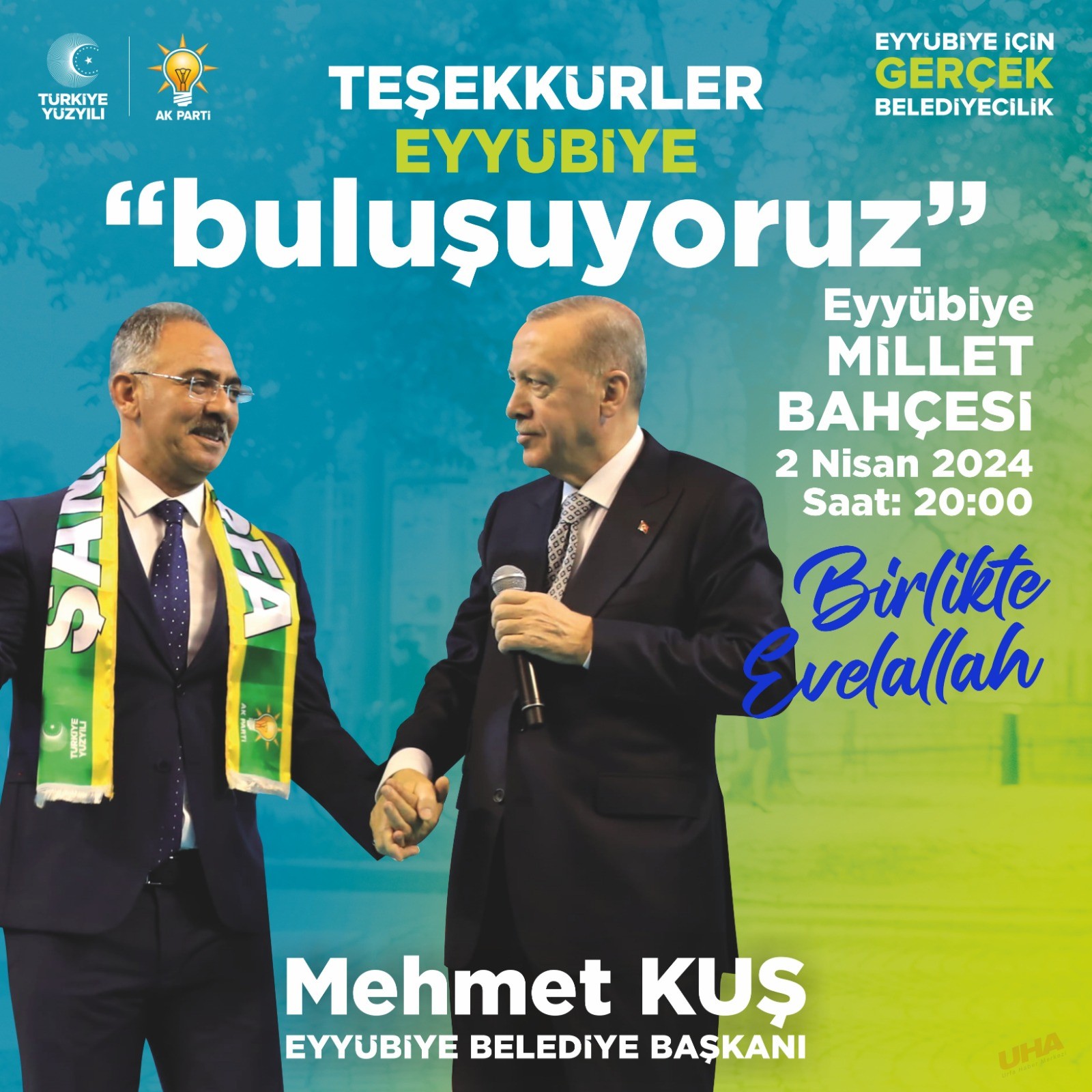 Başkan Mehmet Kuş Tebrikleri Kabul Edecek