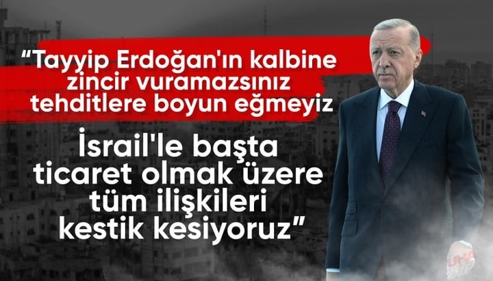 Cumhurbaşkanı Erdoğan: Kalbime zincir vuramazsınız, sizin tehditlerinize boyun eğmeyiz